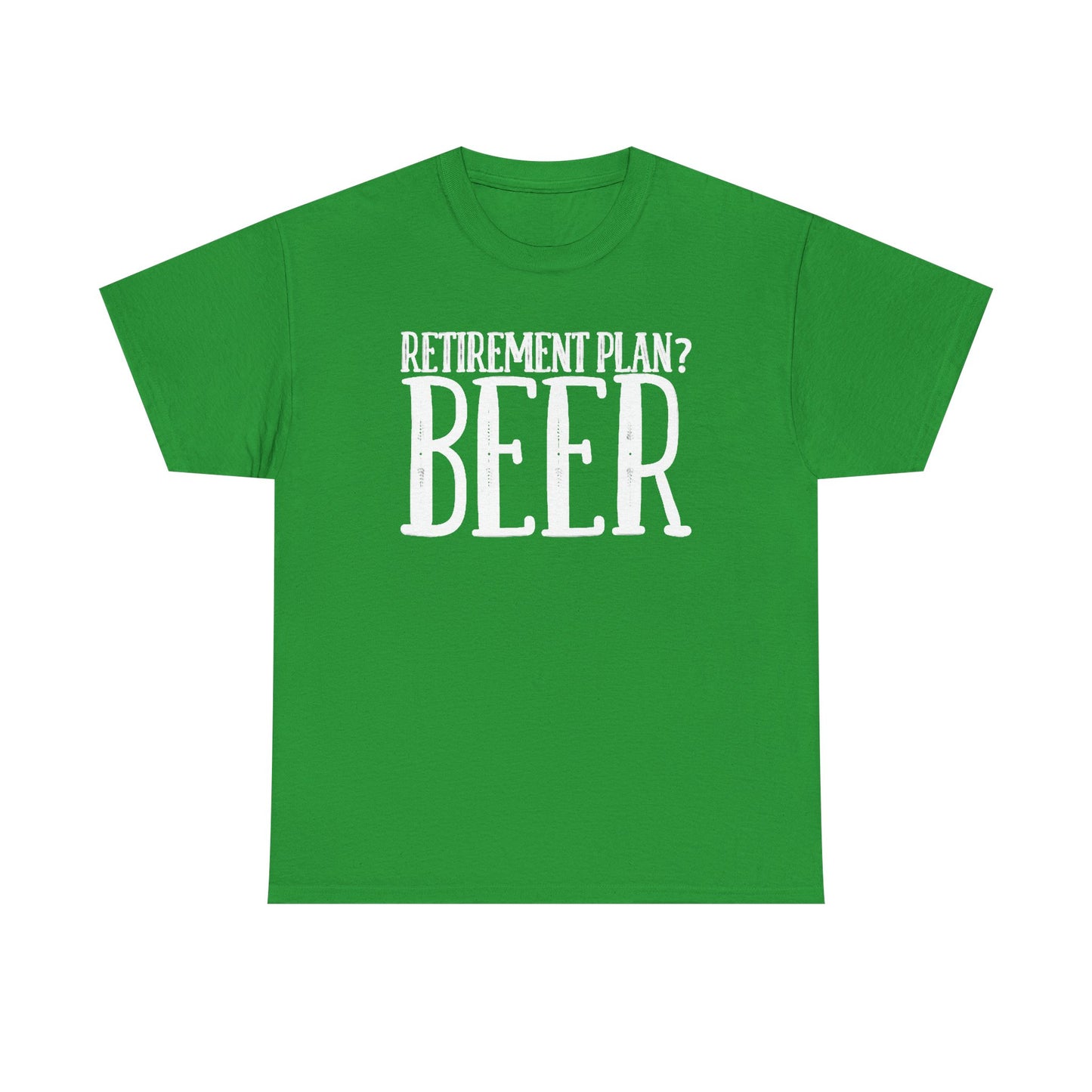 Retirement Plan Beer T Shirt Funny Graphic Cold Beer Retro Jokes Unisex