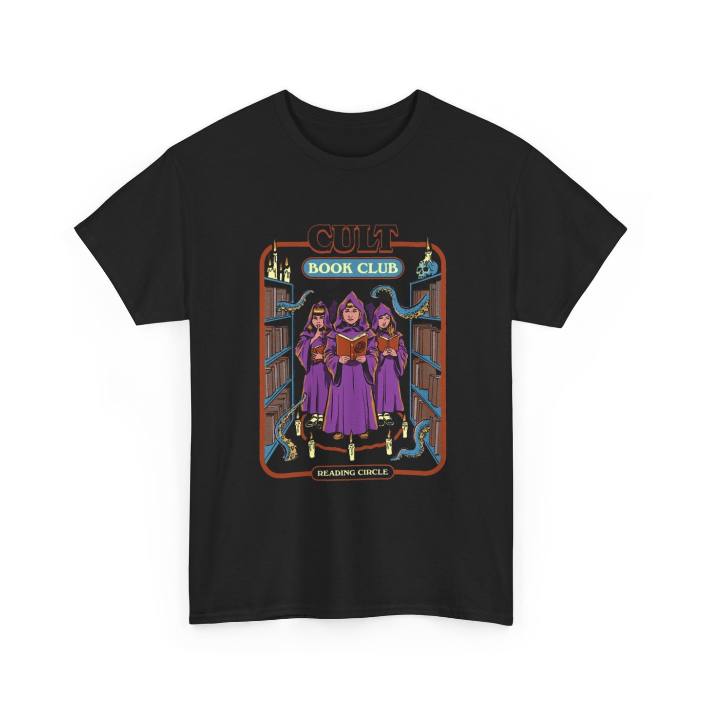 Cult Book Club Graphic T Shirt Unisex Heavy Cotton Tee NEW Gift