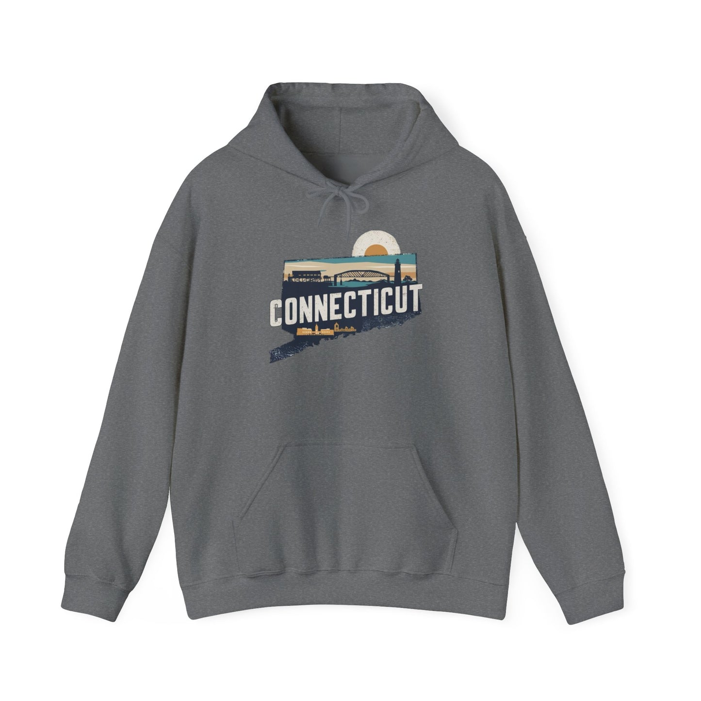 Connecticut Graphic Hoodie Hooded NEW Sweatshirt Adult