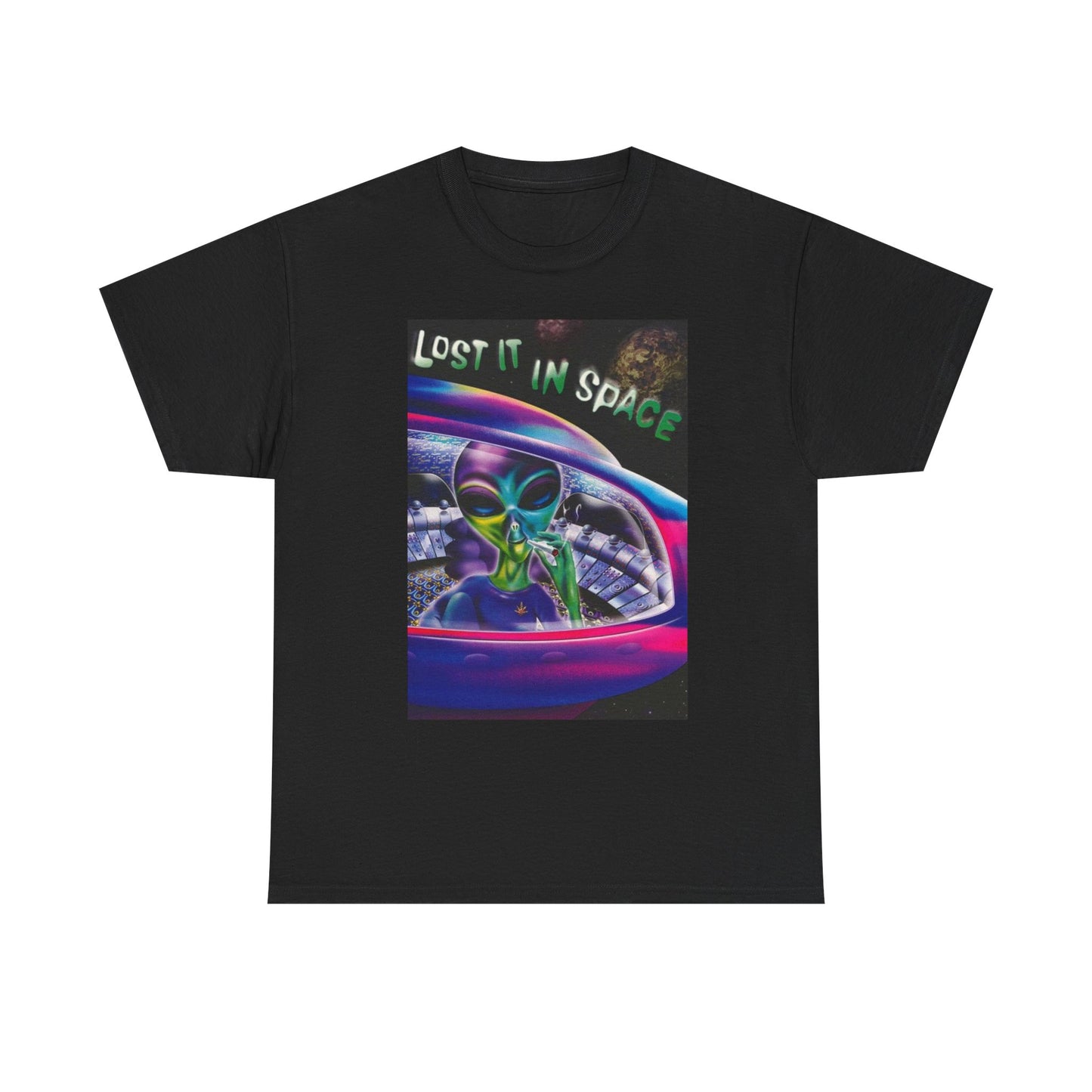 Lost In Space Aliens Graphic T Shirt NEW Unisex Heavy Cotton Tee