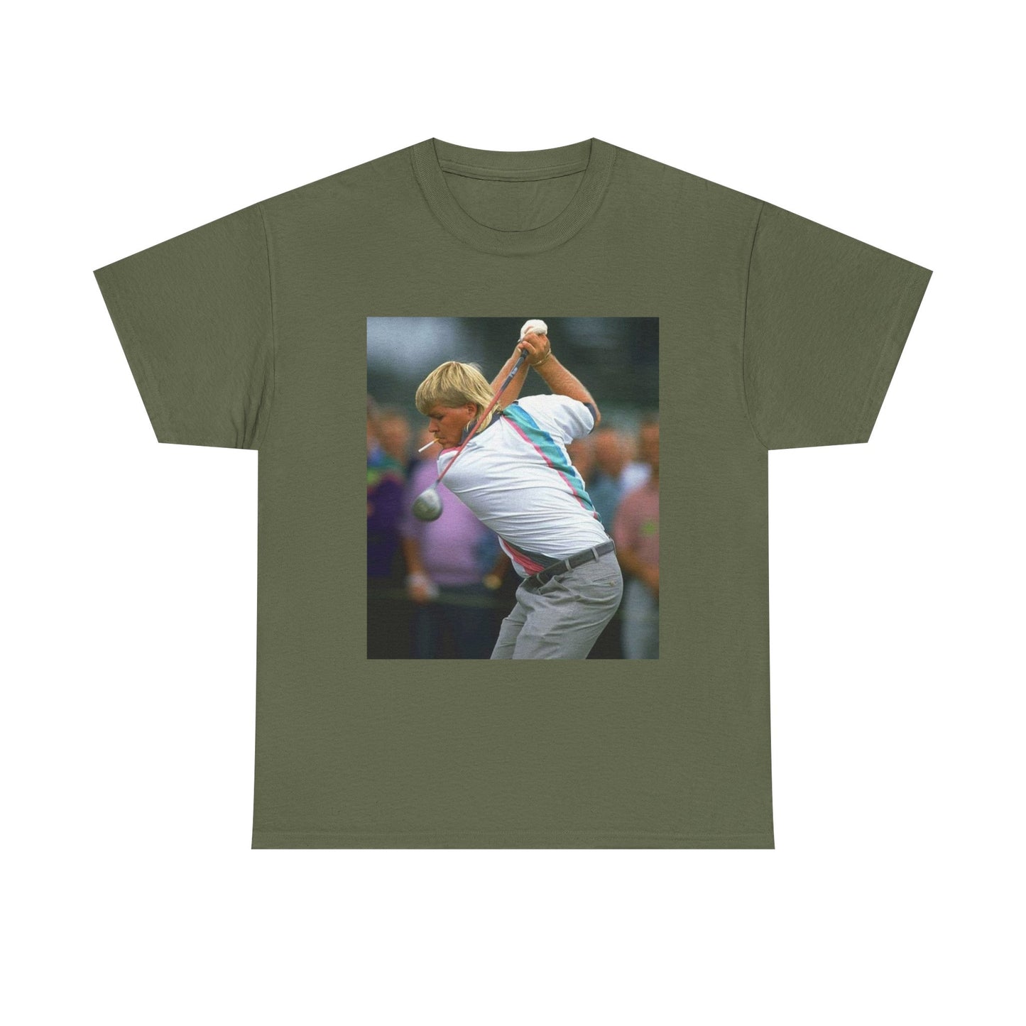 John Daly TShirt Masters golf club Tiger woods Vintage Unisex Heavy Cotton Tee