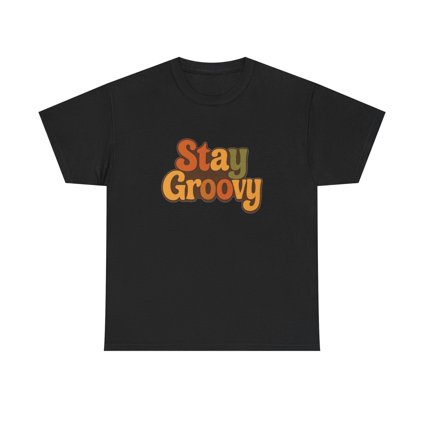 Stay Groovy Graphic T Shirt NEW Adult Regular Sizing Tee