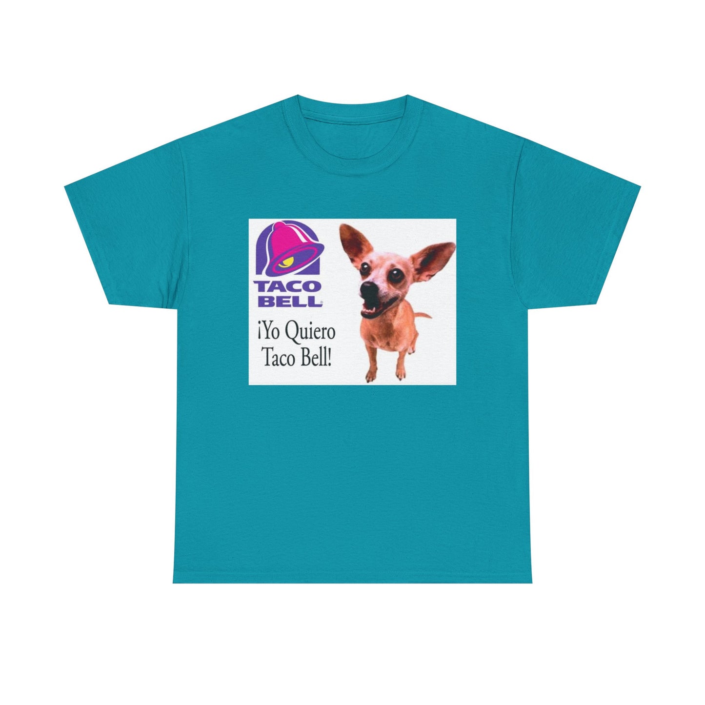 Taco Bell Shirt Funny Retro Logo Mexican Dog 90s Nostalgia Unisex Heavy Cotton