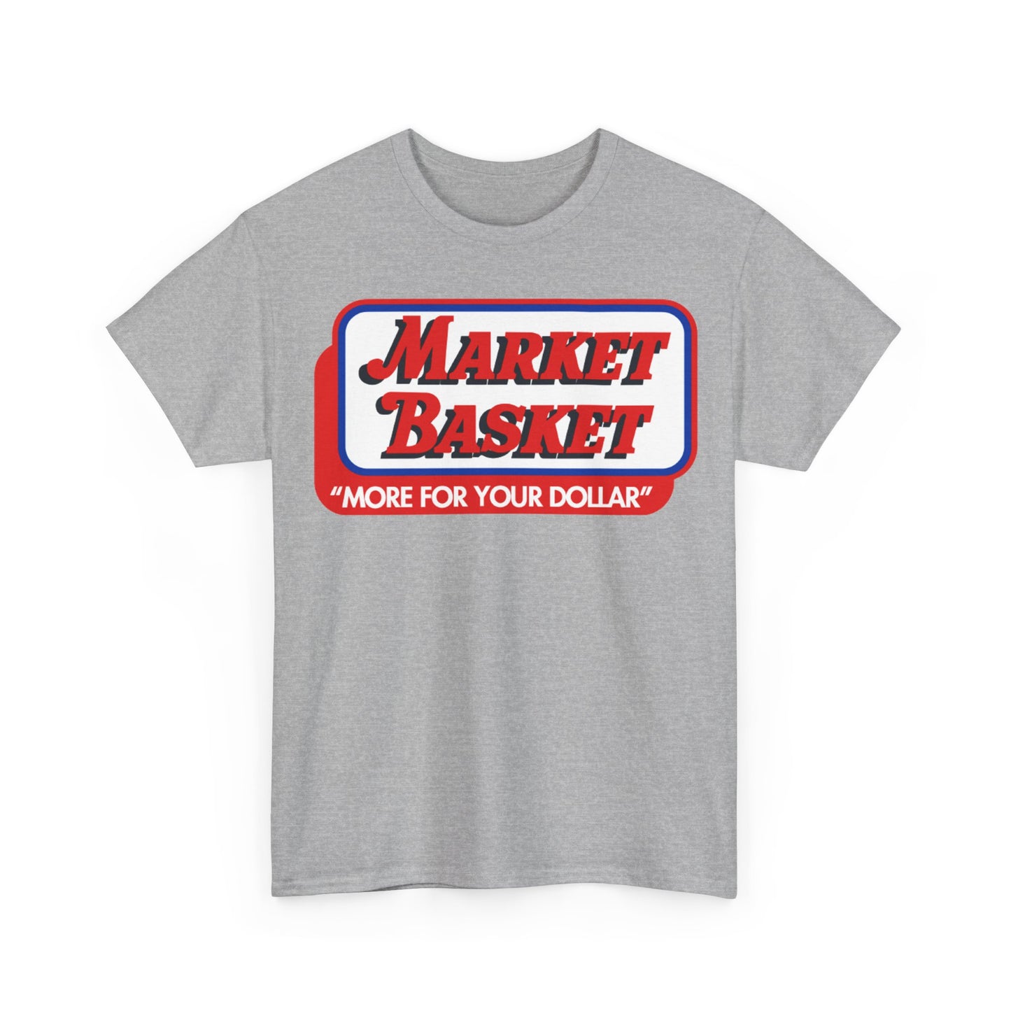Boston vintage New England market basket patriots Heavy Cotton Tee
