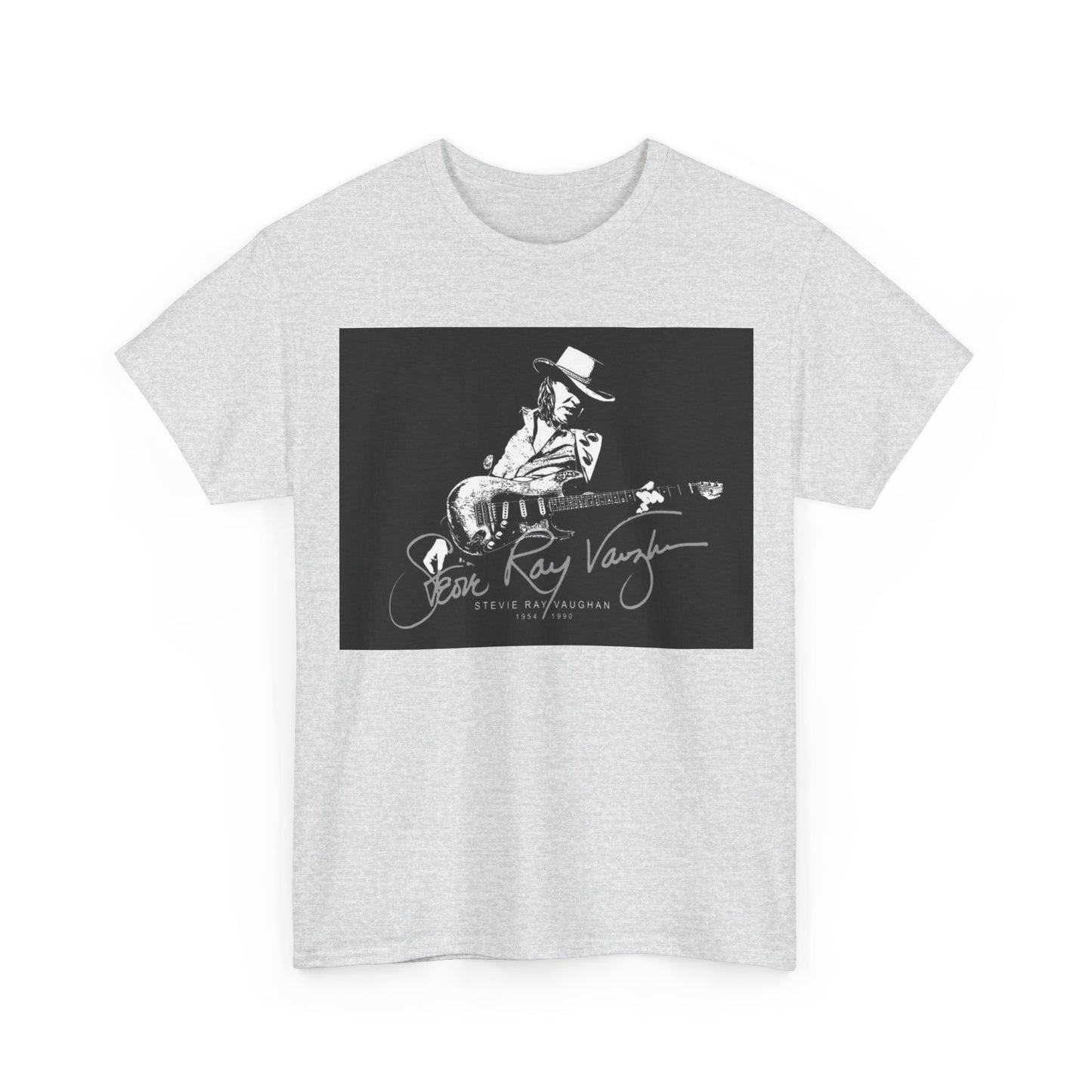 Stevie ray vaughn T-shirt Vintage retro rock album Unisex Heavy Cotton Tee
