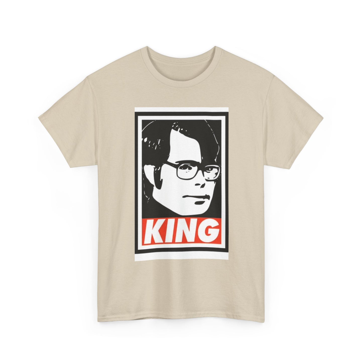 Stephen King Shirt Retro Poster Horror Funny Gift Scary Unisex Heavy Cotton Tee