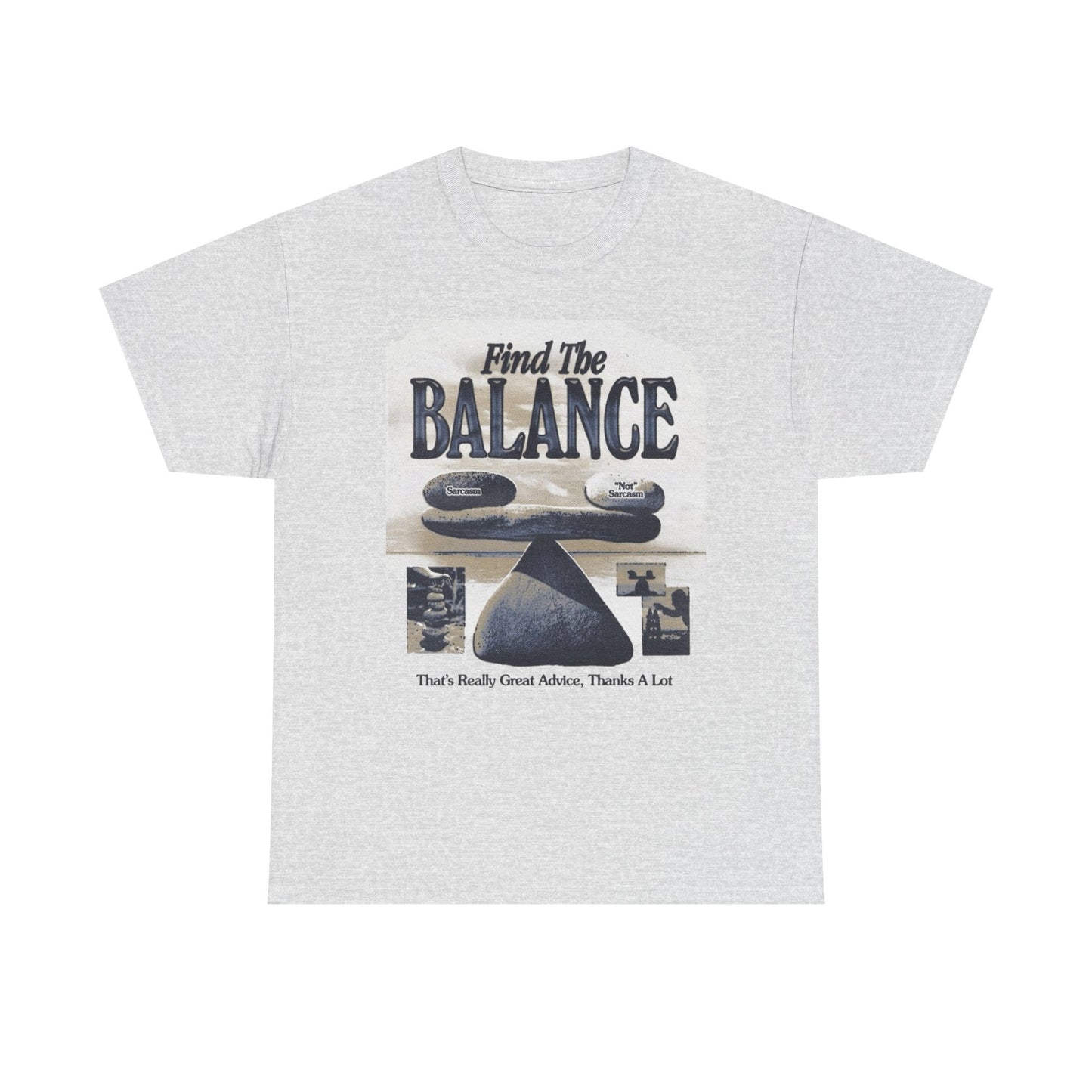 Find The Balance Graphic T Shirt Unisex Gift New AMERICAN VINTAGE