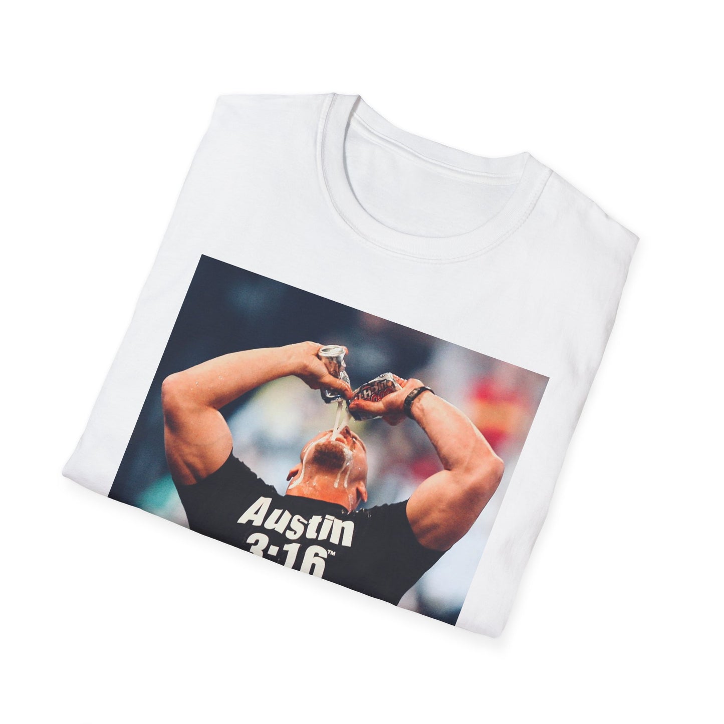 Stone cold T-shirt Steve Austin  vintage wrestling Unisex Softstyle T-Shirt