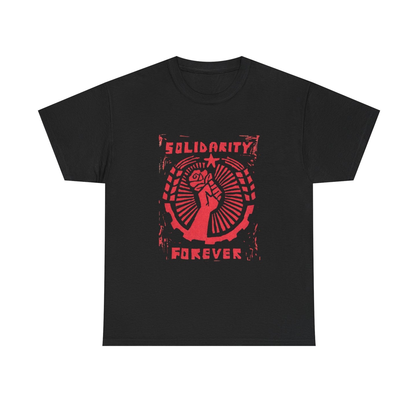 Solidarity Is Forever Graphic T Shirt NEW ADULT Unisex Heavy Cotton Tee
