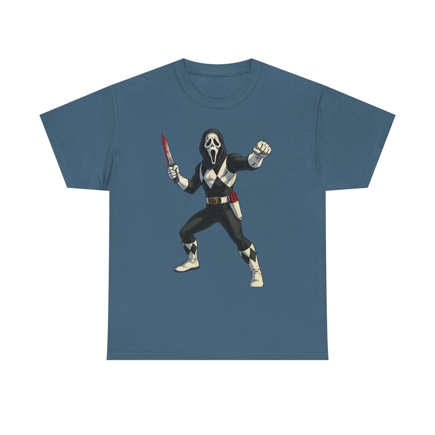 Power Rangers Funny Scream Graphic T Shirt NEW Unisex Heavy Cotton Tee