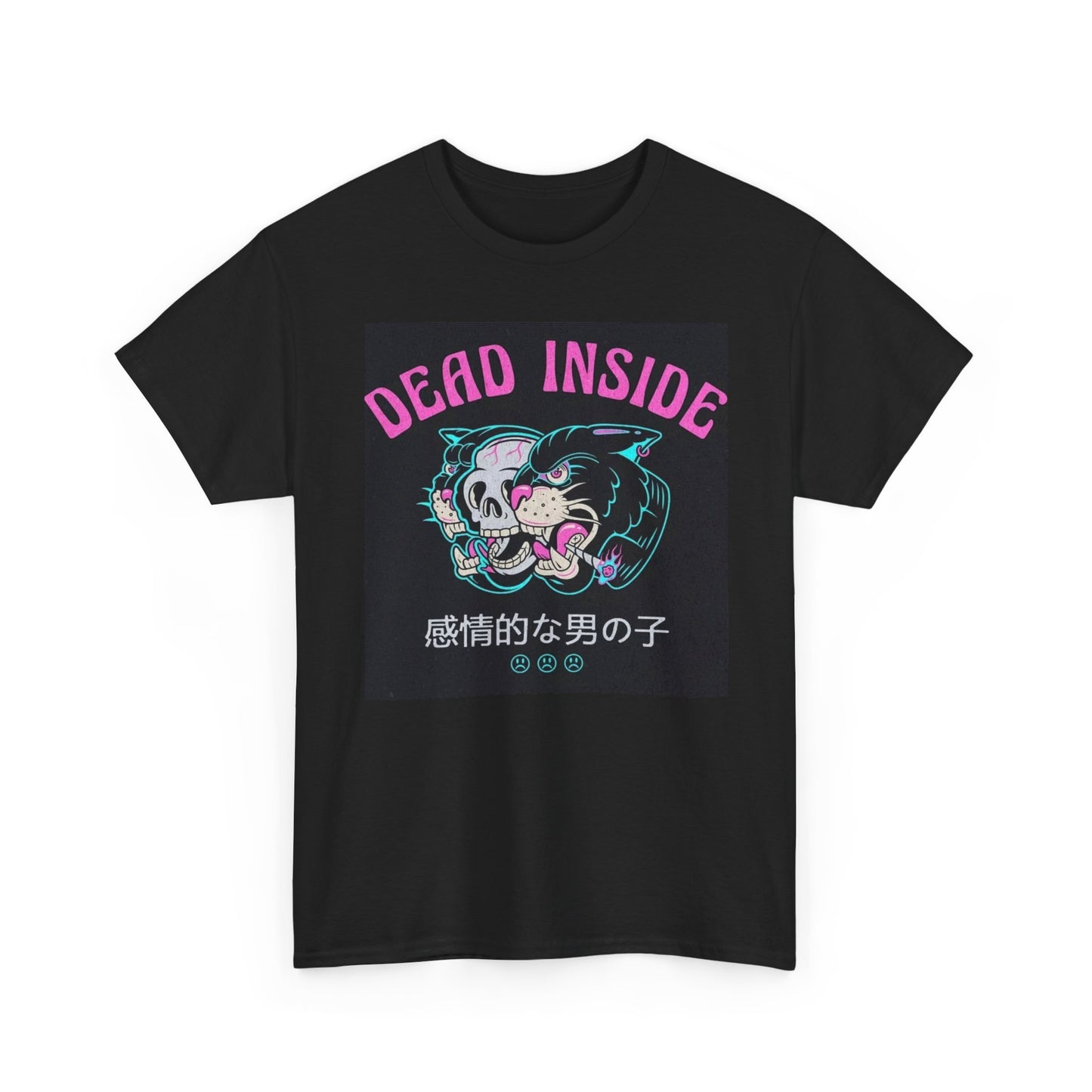 Dead Inside Graphic T Shirt Unisex Heavy Cotton Tee