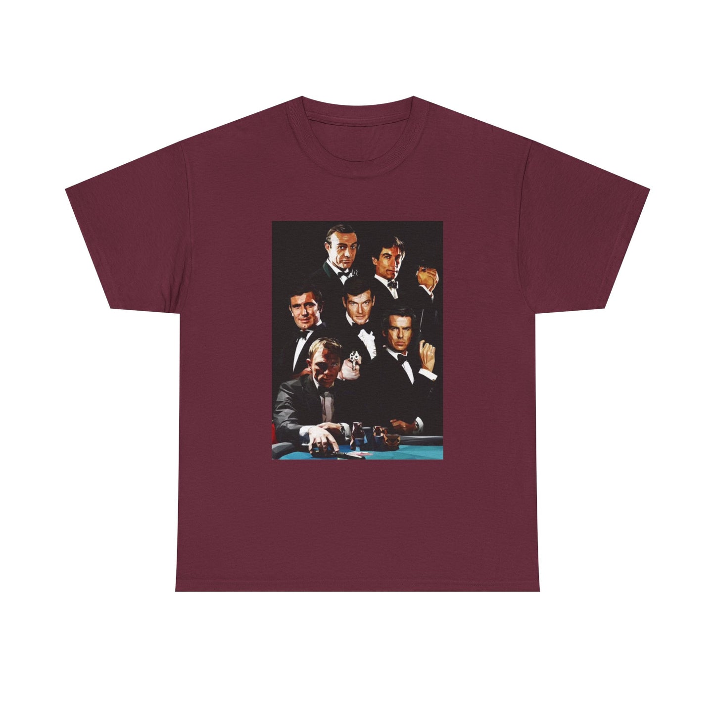 James Bond T-shirt Vintage Bond Collection Merch Unisex Heavy Cotton Tee