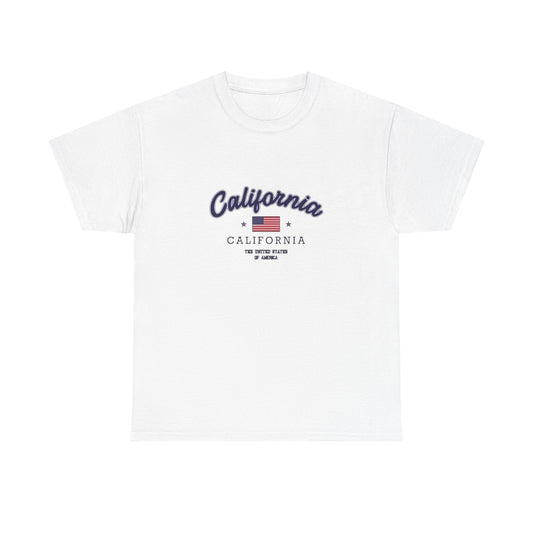 California USA Graphic T Shirt NEW Unisex Heavy Cotton Tee