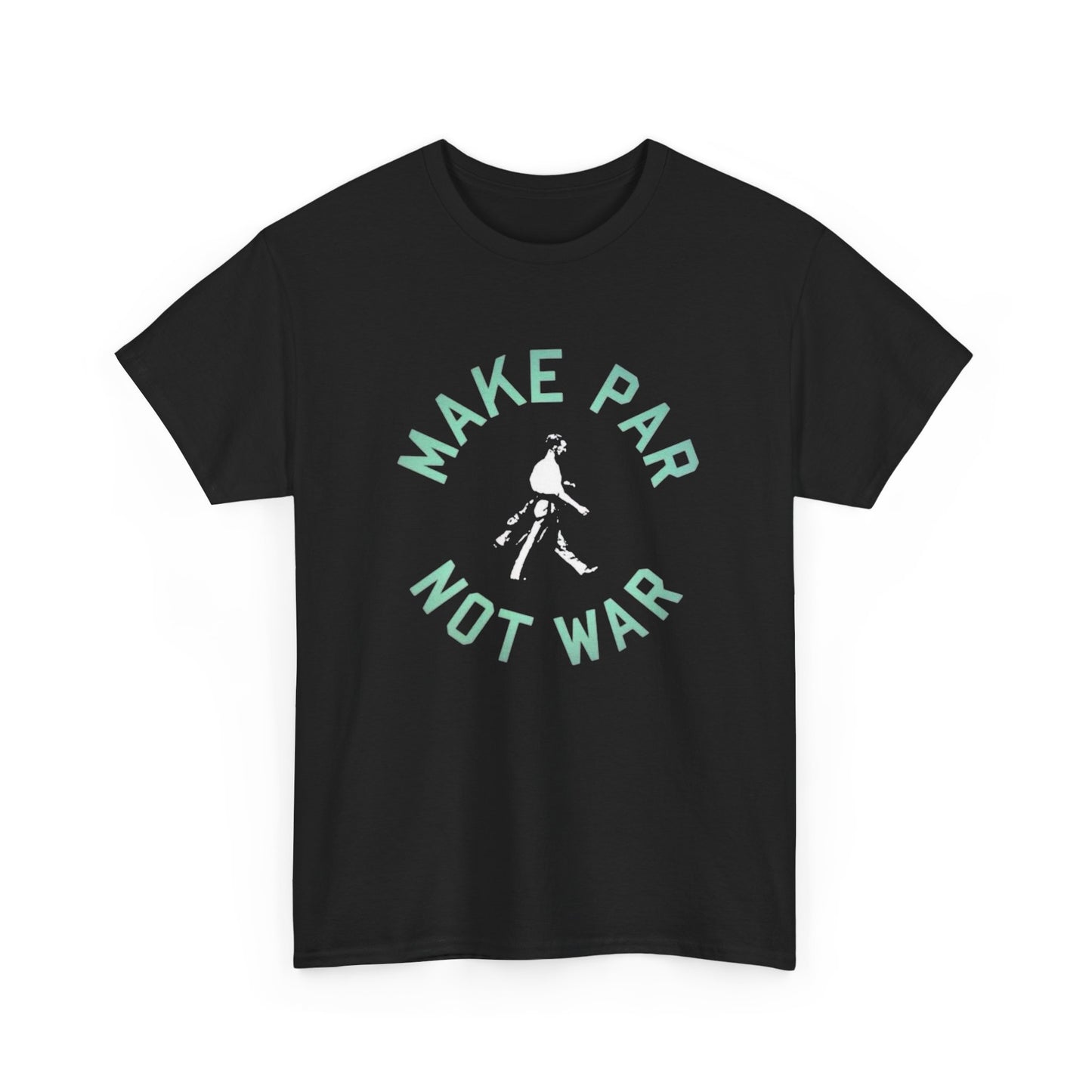 Make Par Not War Golfing Funny Graphic T Shirt Unisex Heavy Cotton Tee