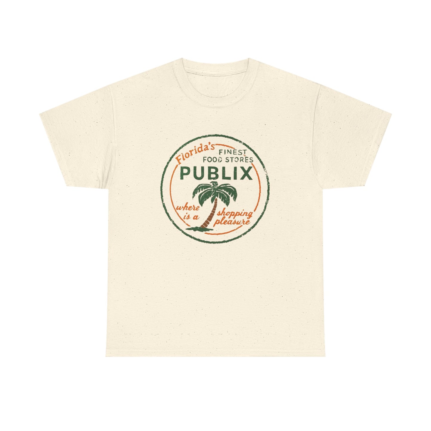 Publix Florida Vintage Graphic T Shirt NEW Unisex Heavy Cotton Tee