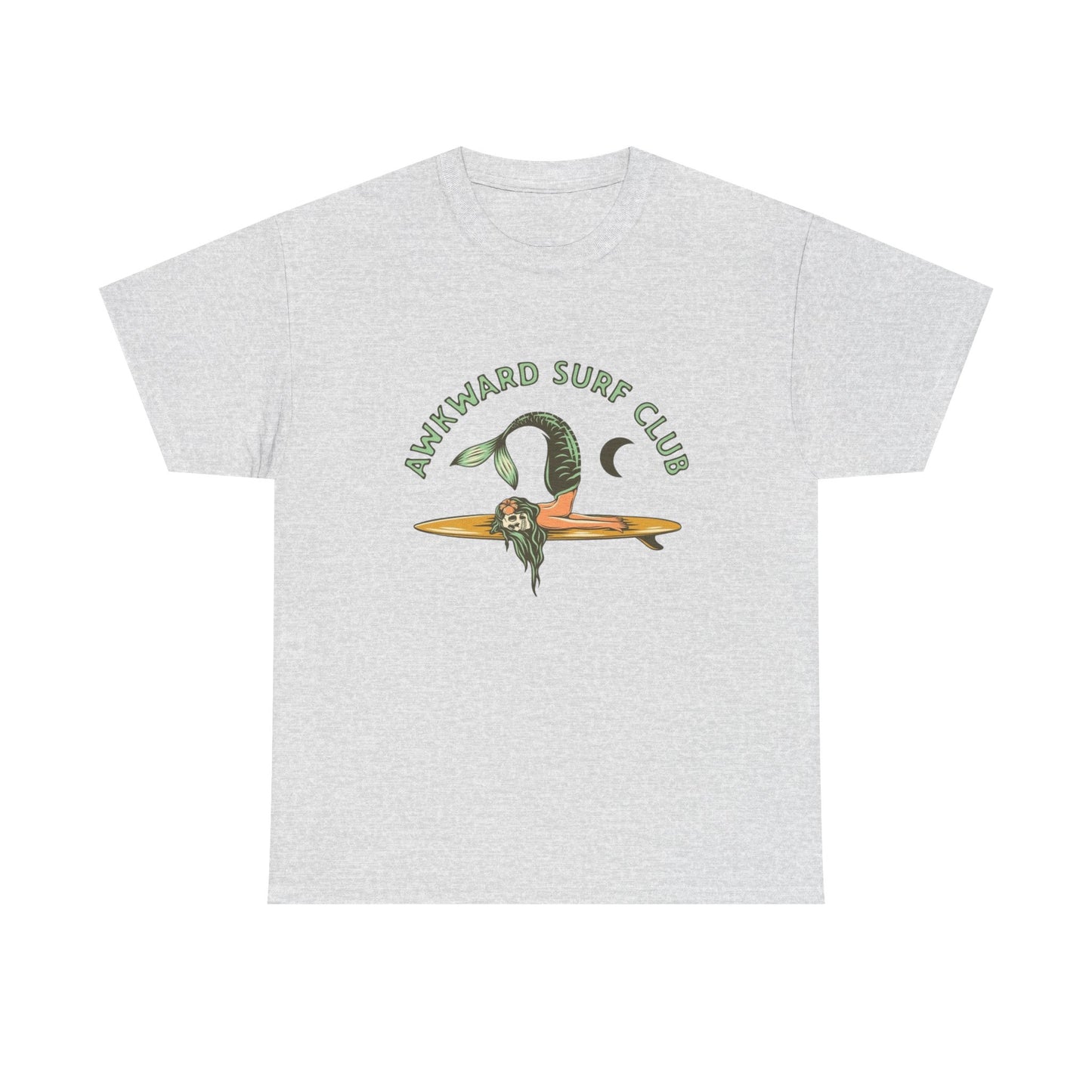 Awkward Surf Club Graphic T Shirt NEW Adult Regular Heavy Cotton Tee