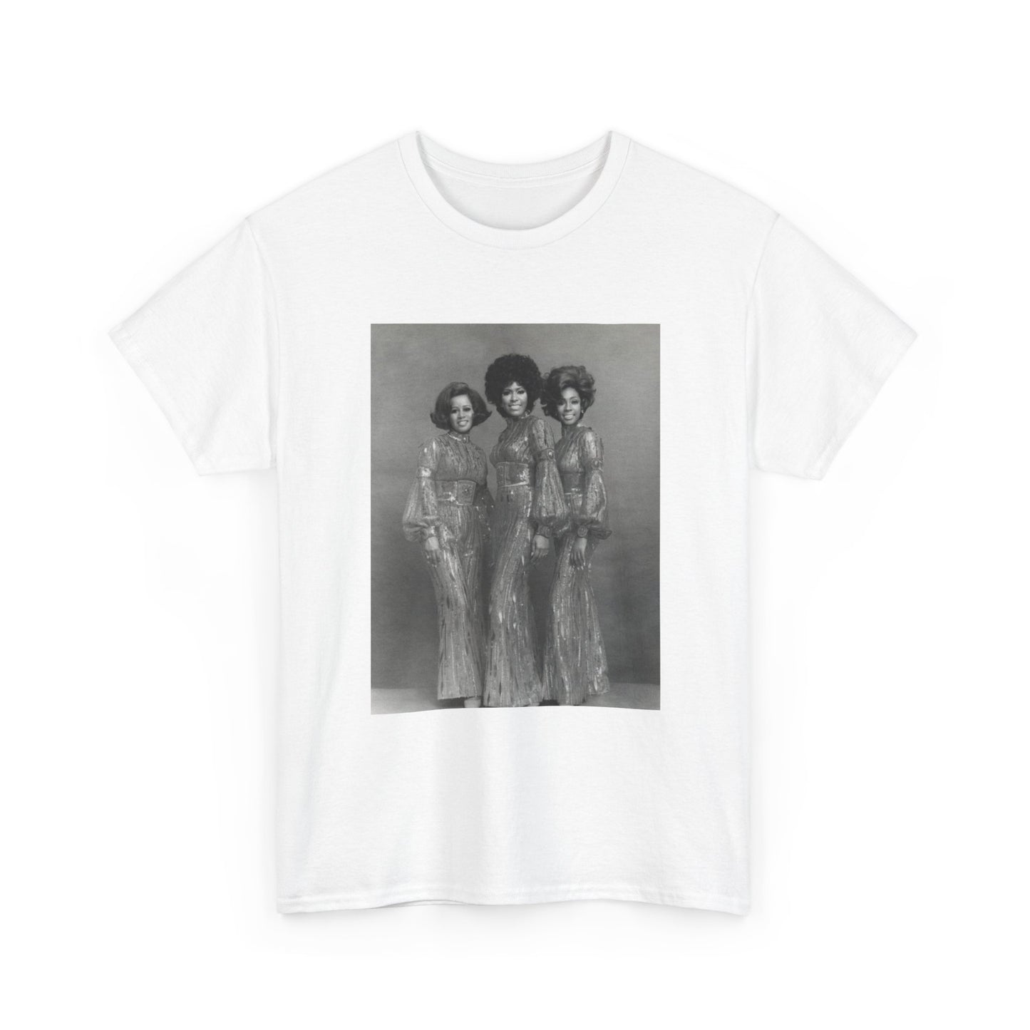 The Supremes Tshirt Vintage Diana Ross Retro Photo Unisex Heavy Cotton Tee