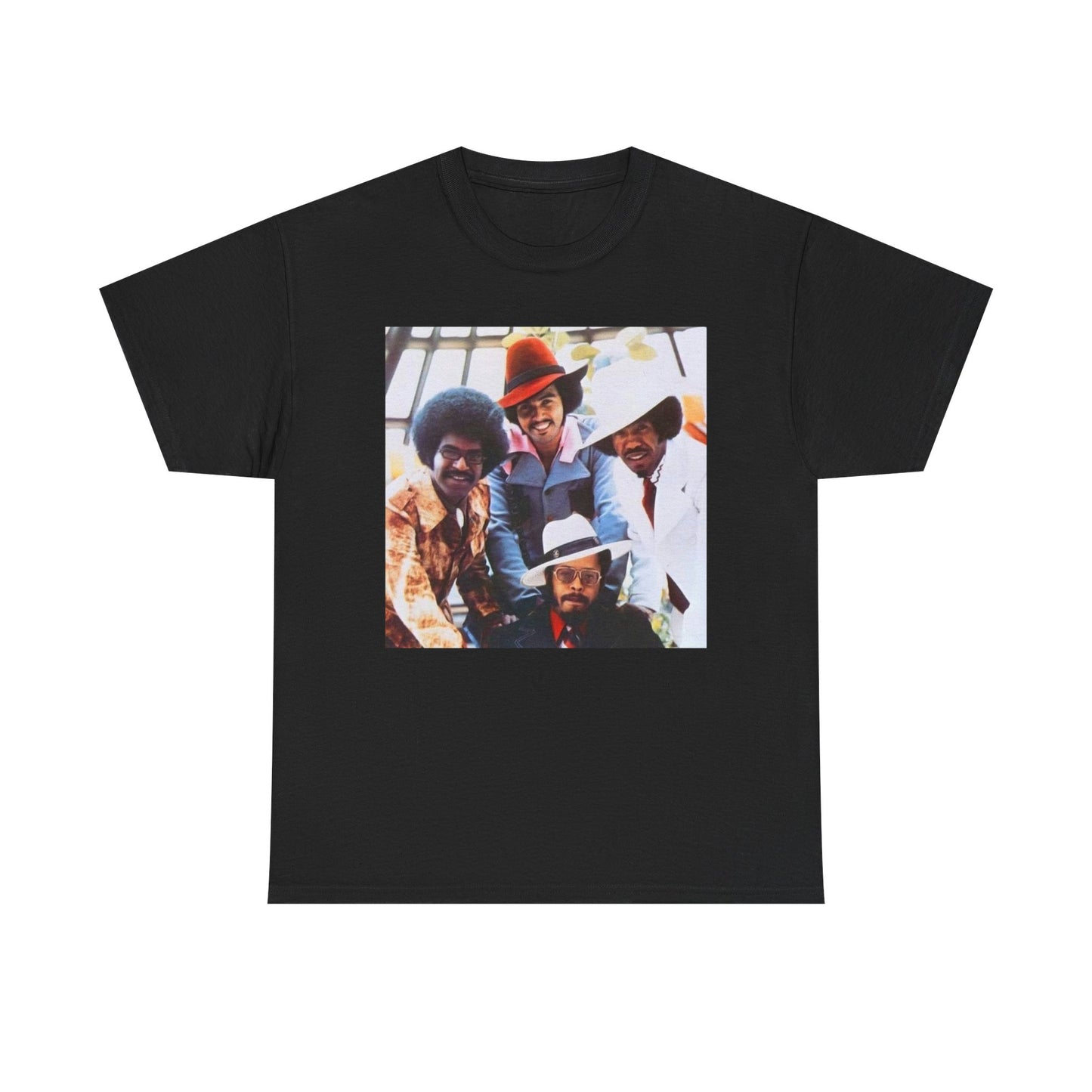The Chi Lites Vintage Poster Graphic T Shirt Unisex Heavy Cotton Tee