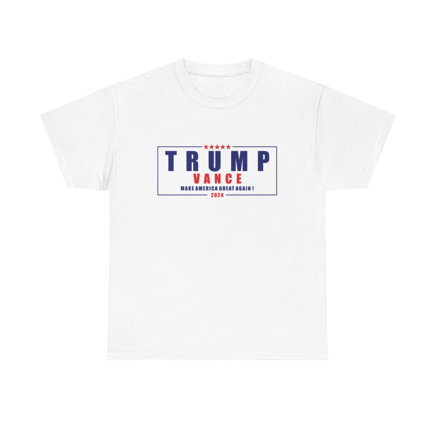 Trump Vance Shirt 2024 MAGA president USA American Unisex Heavy Cotton Tee