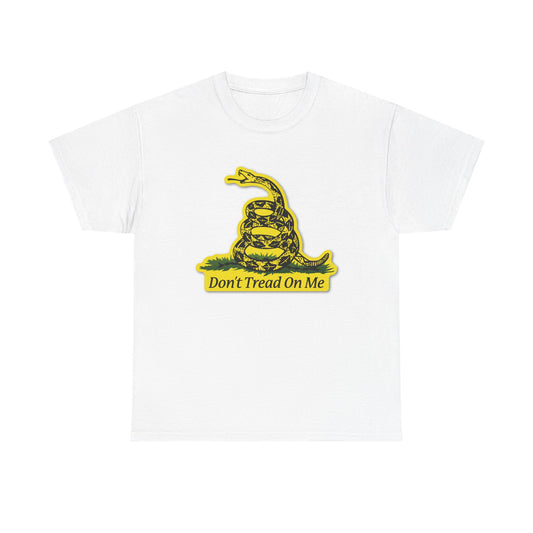 Don't Tread On Me Rattlesnake Graphic T Shirt Unisex Heavy Cotton Tee
