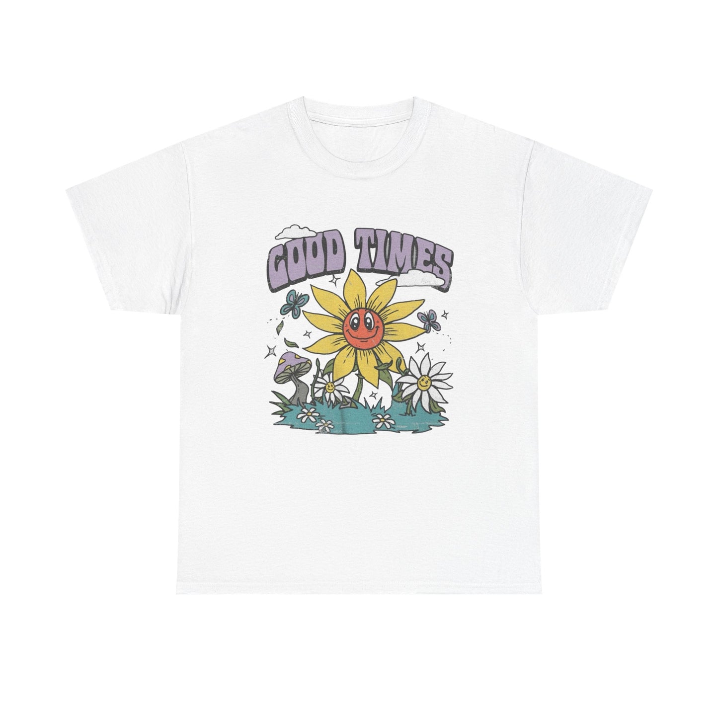 Good Times Graphic T Shirt NEW ADULT Unisex Heavy Cotton Tee