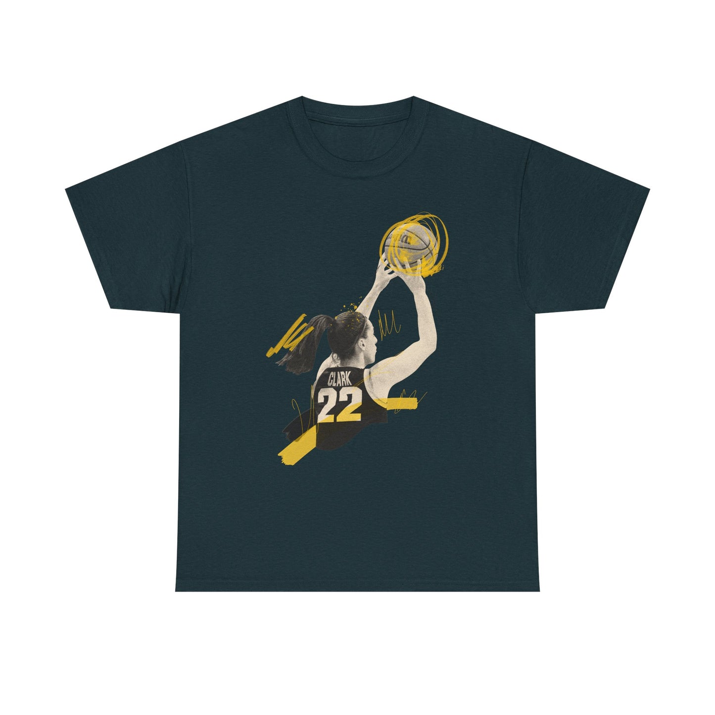 Caitlin Clark Basketball  Graphic T Shirt S-5XL NEW Unisex Cotton Tee