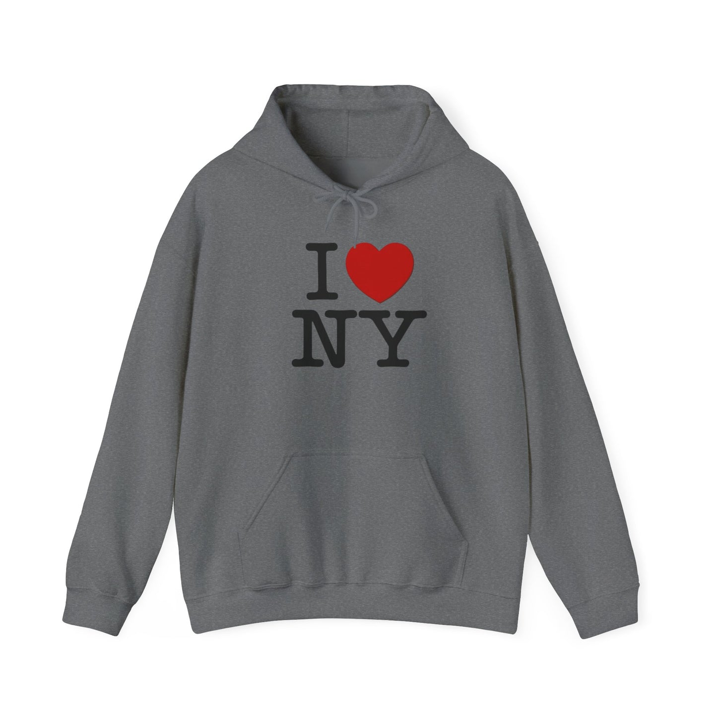 I Love New York Vintage Graphic Hoodie Unisex Heavy Blend™ Hooded Sweatshirt
