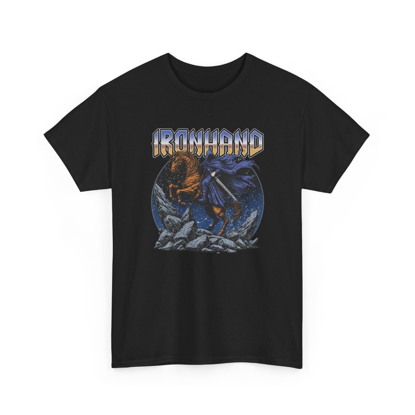 Ironhand Vintage Art Graphic T Shirt Unisex Heavy Cotton Tee