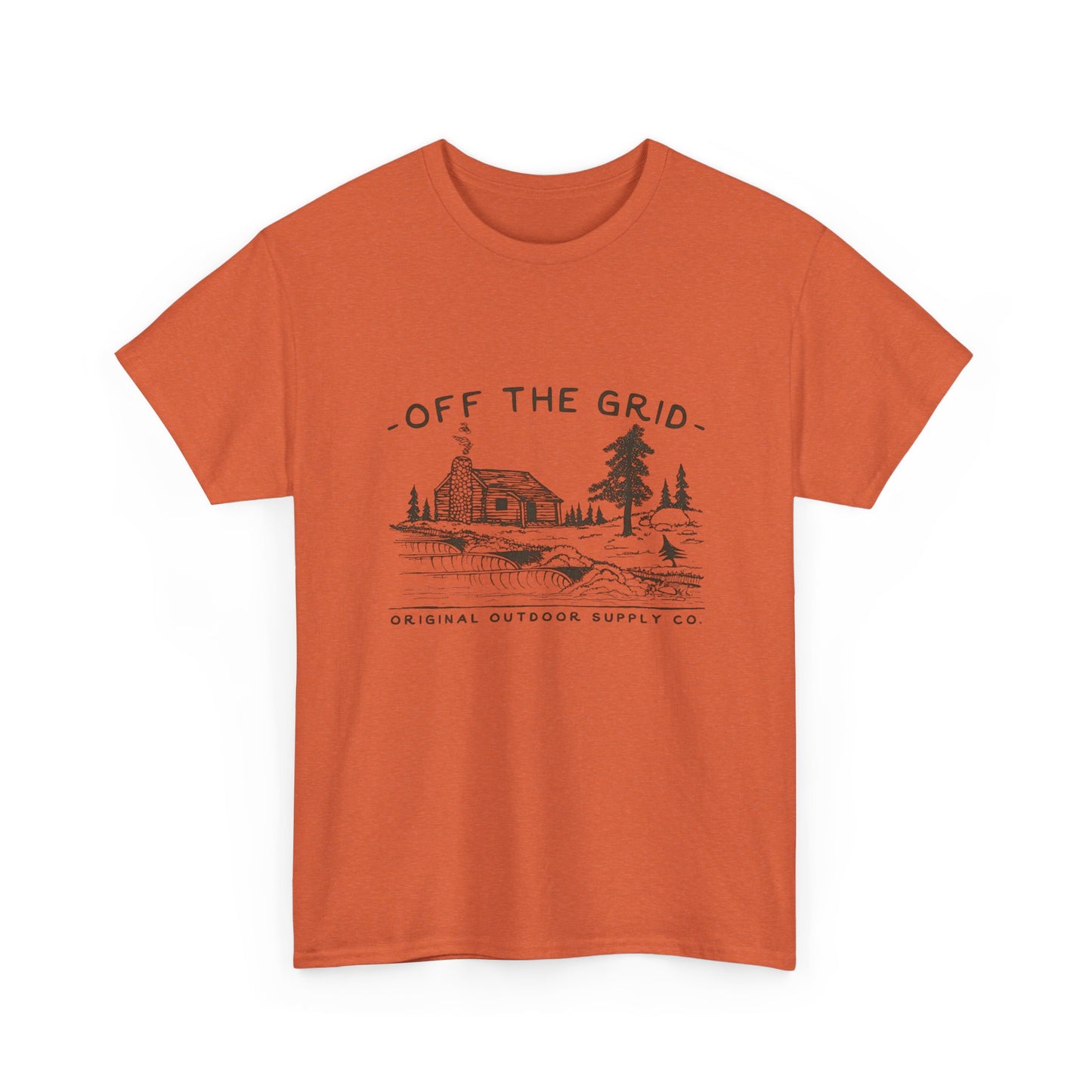 Off The Grid Graphic T Shirt Unisex Heavy Cotton Tee