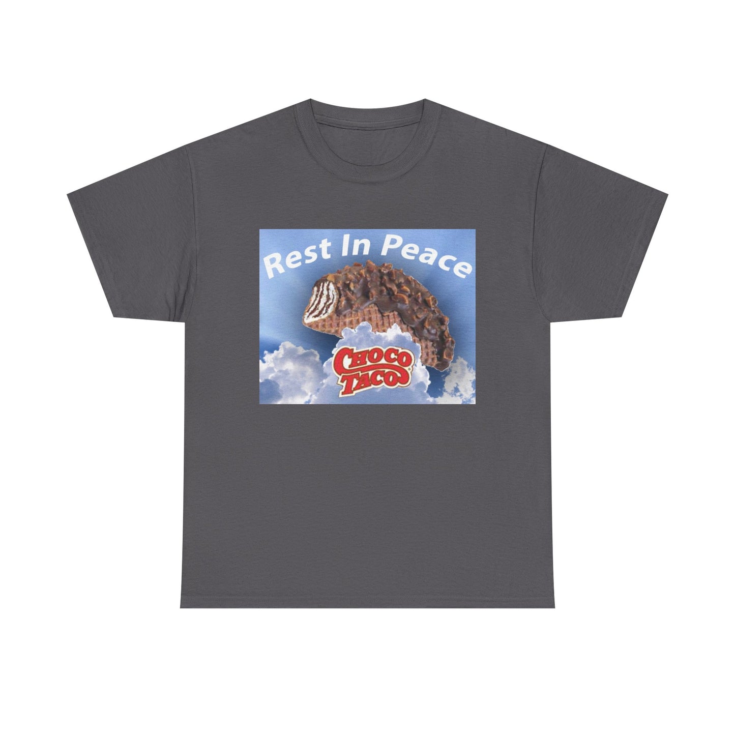 Choco Taco Shirt Funny RIP Ice cream Nostalgic 90s Unisex Heavy Cotton Tee