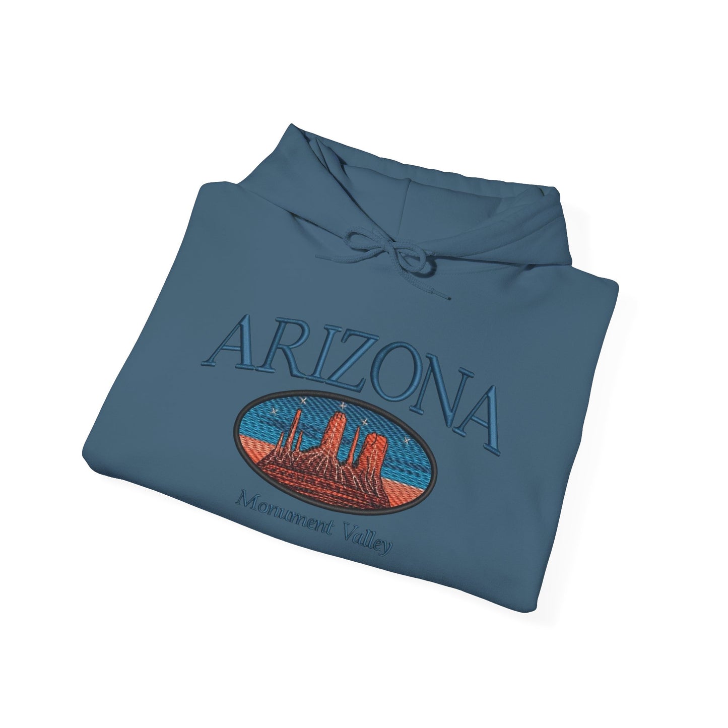 Arizona Monument Valley Graphic Hoodie Heavy Blend Sweatshirt NEW