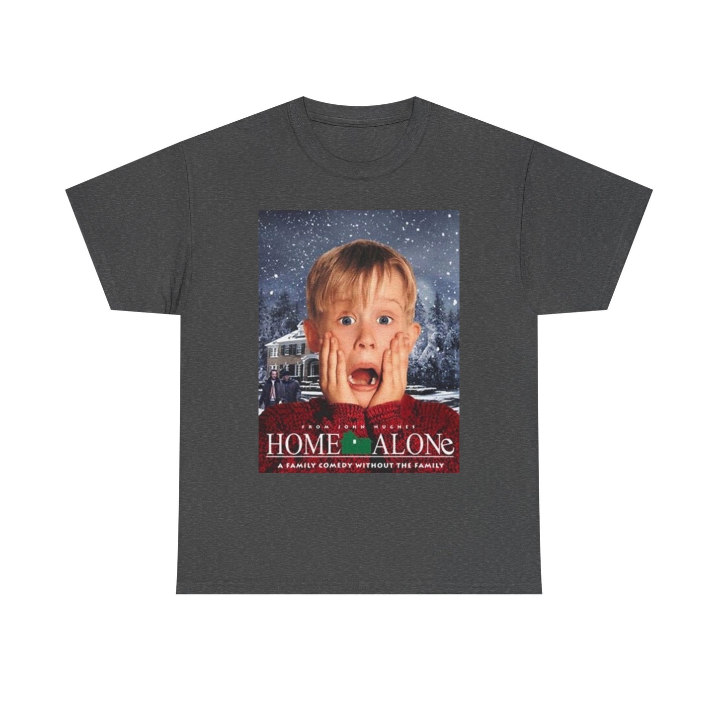 Home Alone T Shirt Vintage Movie Art Christmas Gift Unisex Heavy Cotton Tee