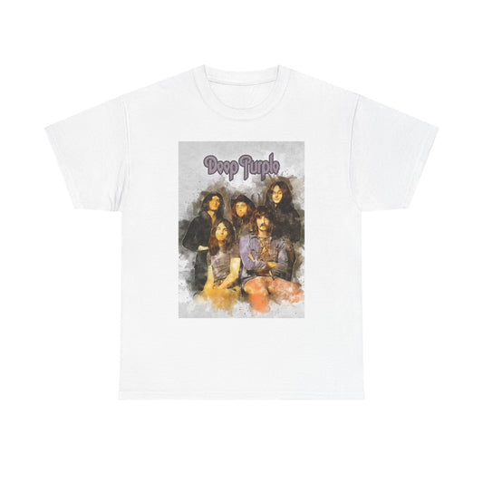 Deep Purple Graphic T Shirt Vintage Rock Merch 70s Unisex Heavy Cotton Tee