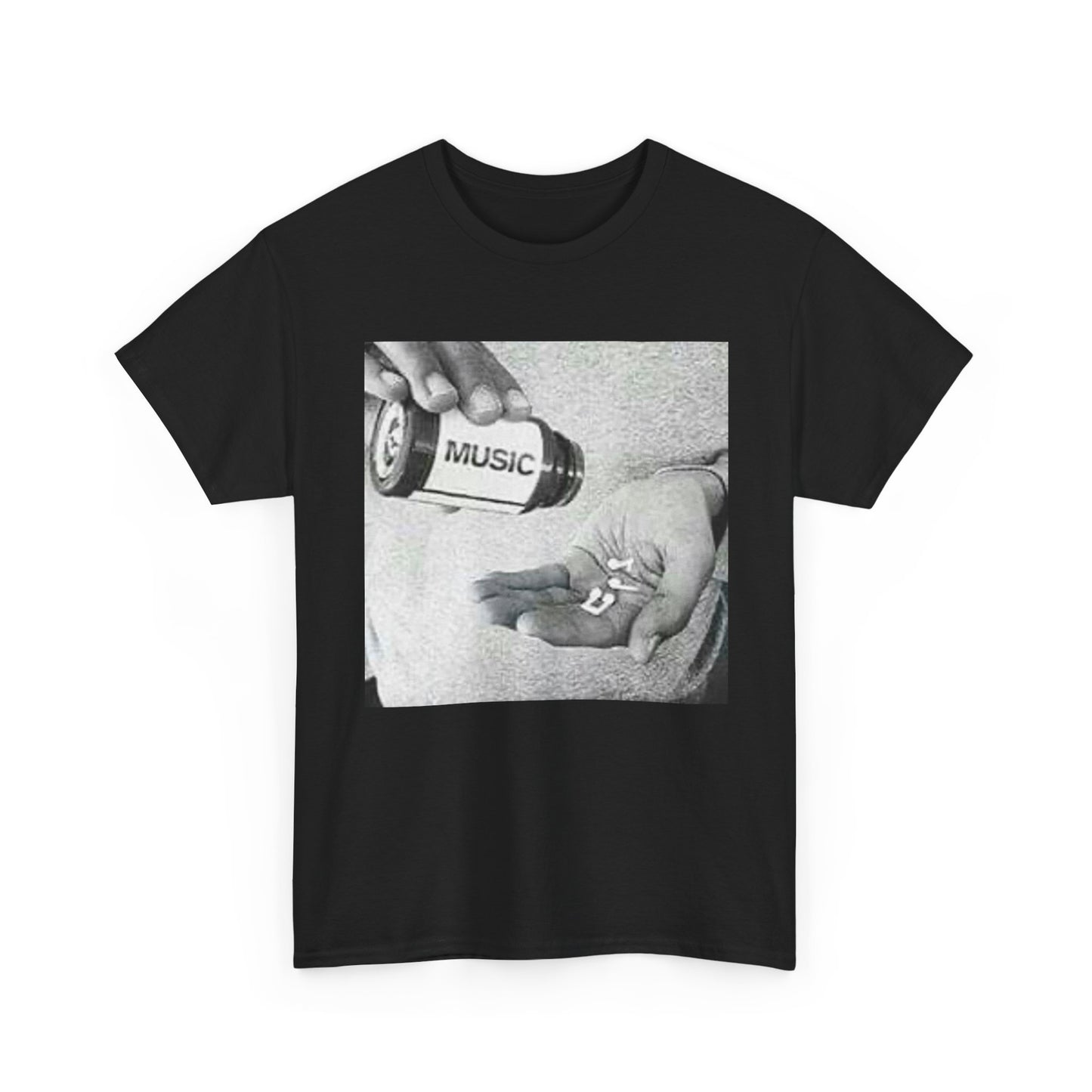 Music Is A Drug T Shirt Unisex Heavy Cotton Vintage Gift NEW