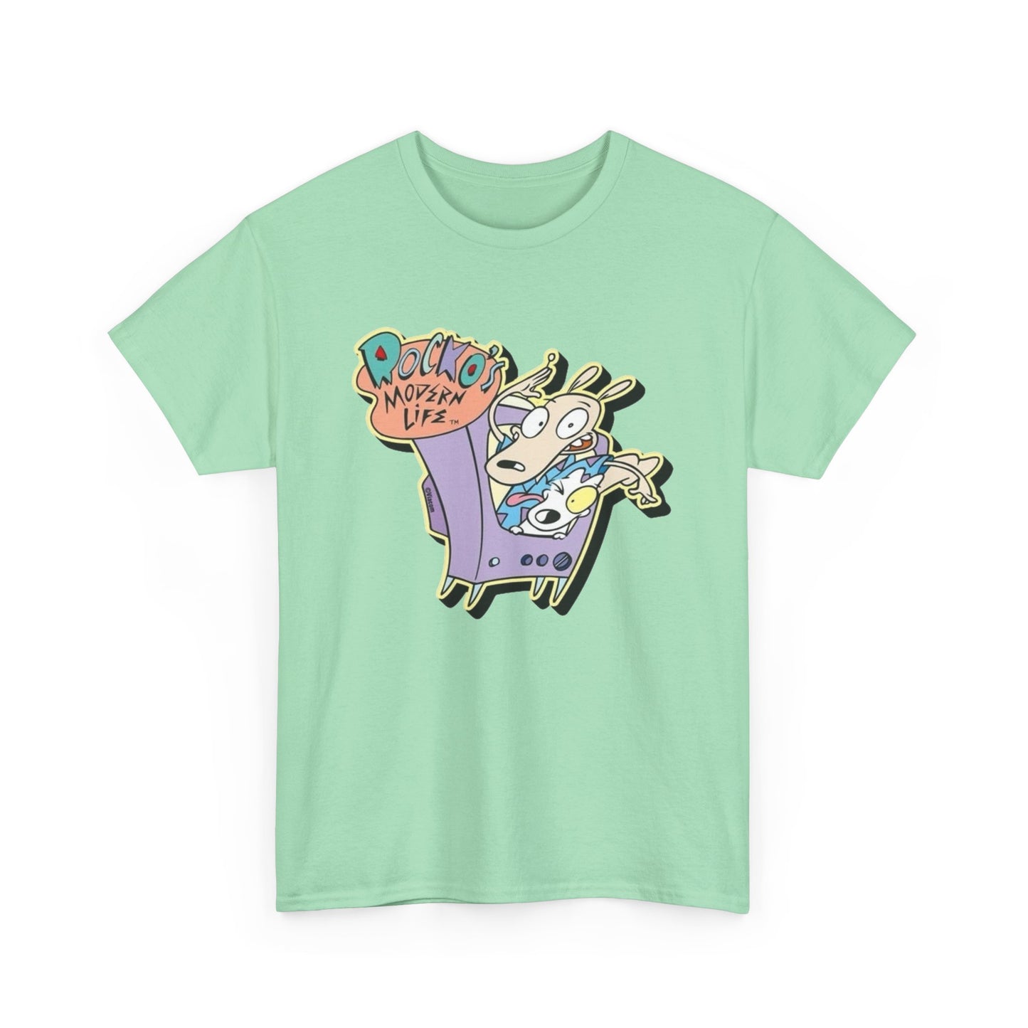 Rockos Modern Life Vintage 90's Graphic T Shirt NEW Vintage Unisex Heavy Cotton