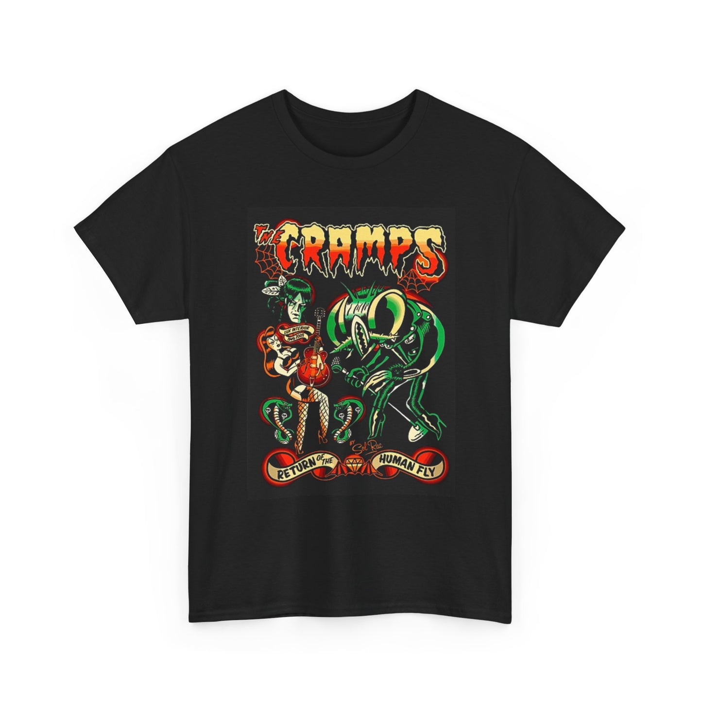 The Cramps Graphic T Shirt Vintage Unisex Heavy Cotton Tee