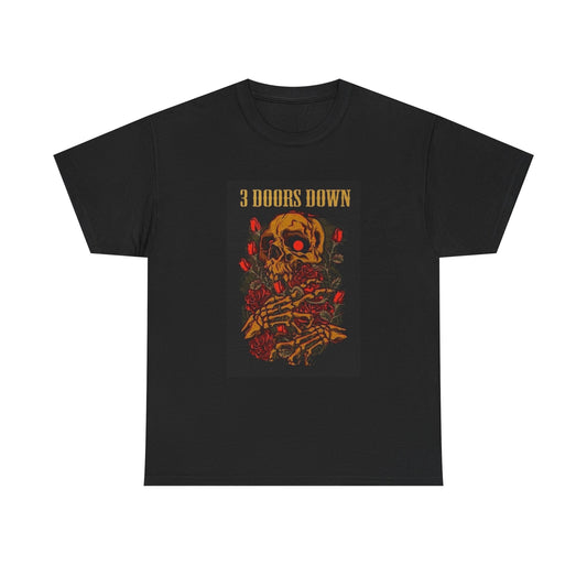 Three Doors Down Art Tshirt Retro Rock Band 90s Unisex Heavy Cotton Tee
