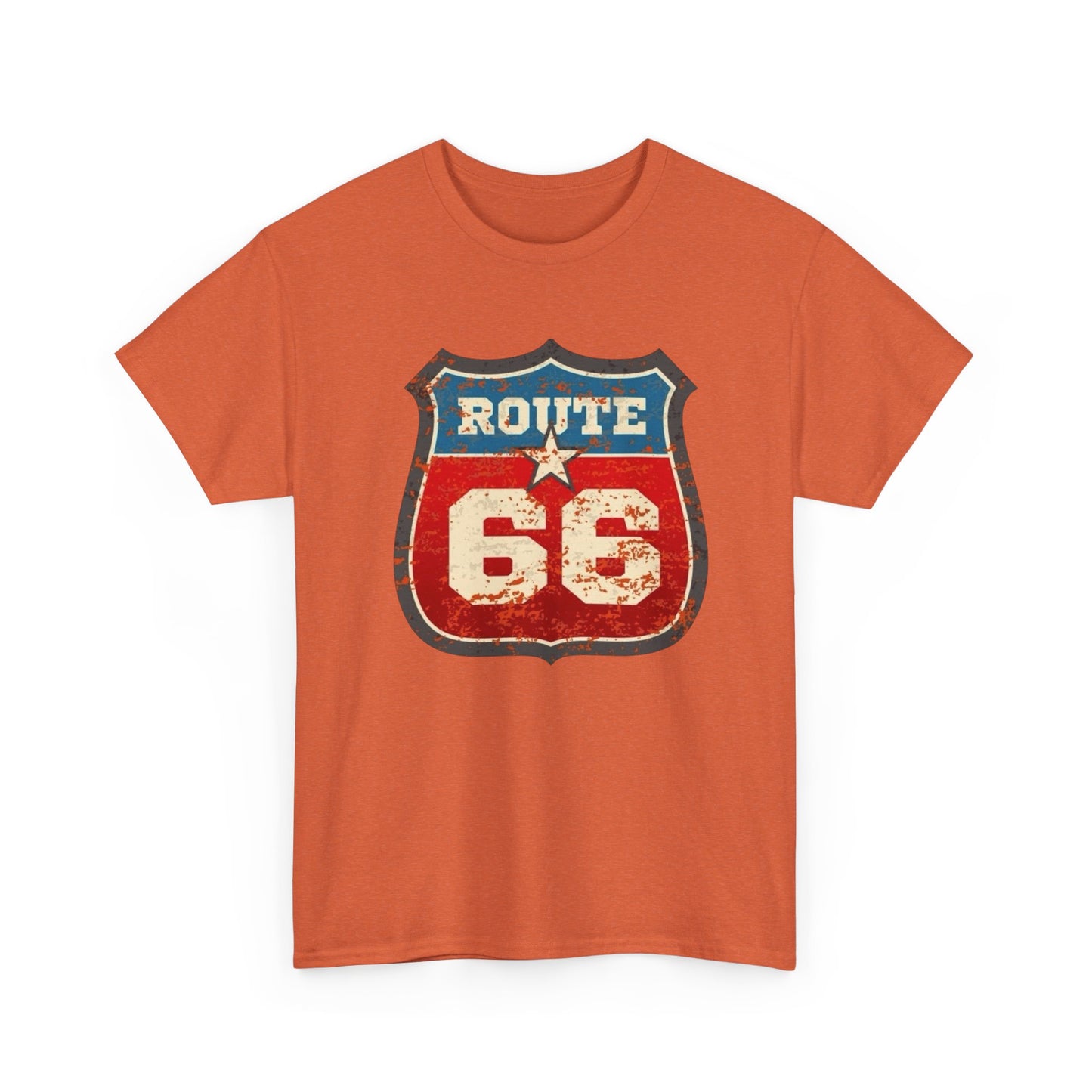 Route 66 Muscle Car Tour Graphic T-Shirt Cotton Tee New Gift Vintage