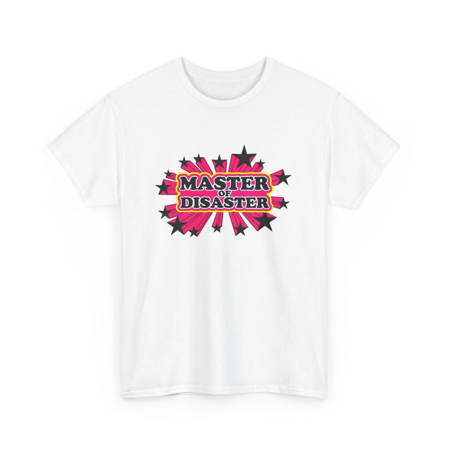 Master Of Disaster Funny Graphic T Shirt ADULT NEW Heavy Cotton Tee