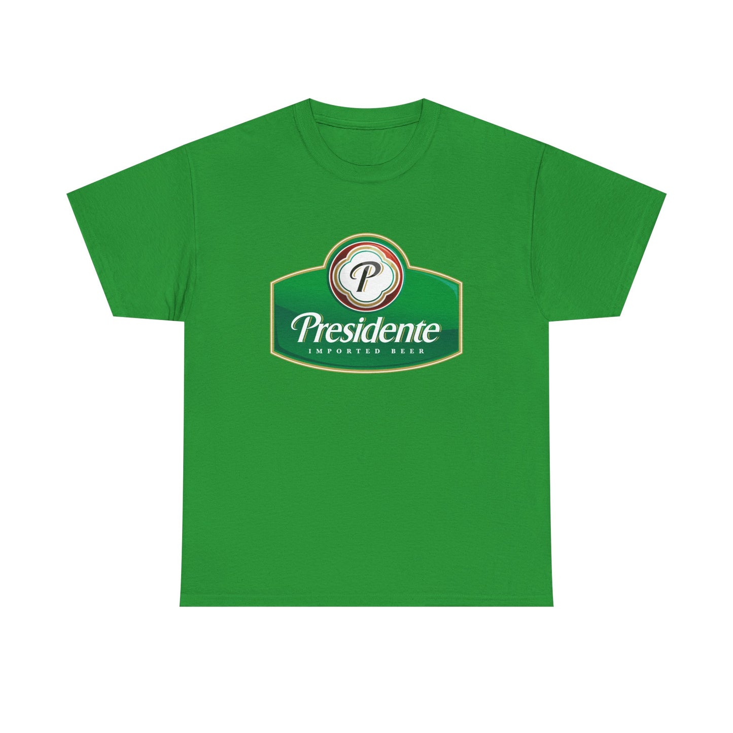 Presidente Beer Logo Shirt Retro Poster Unisex Heavy Cotton Tee