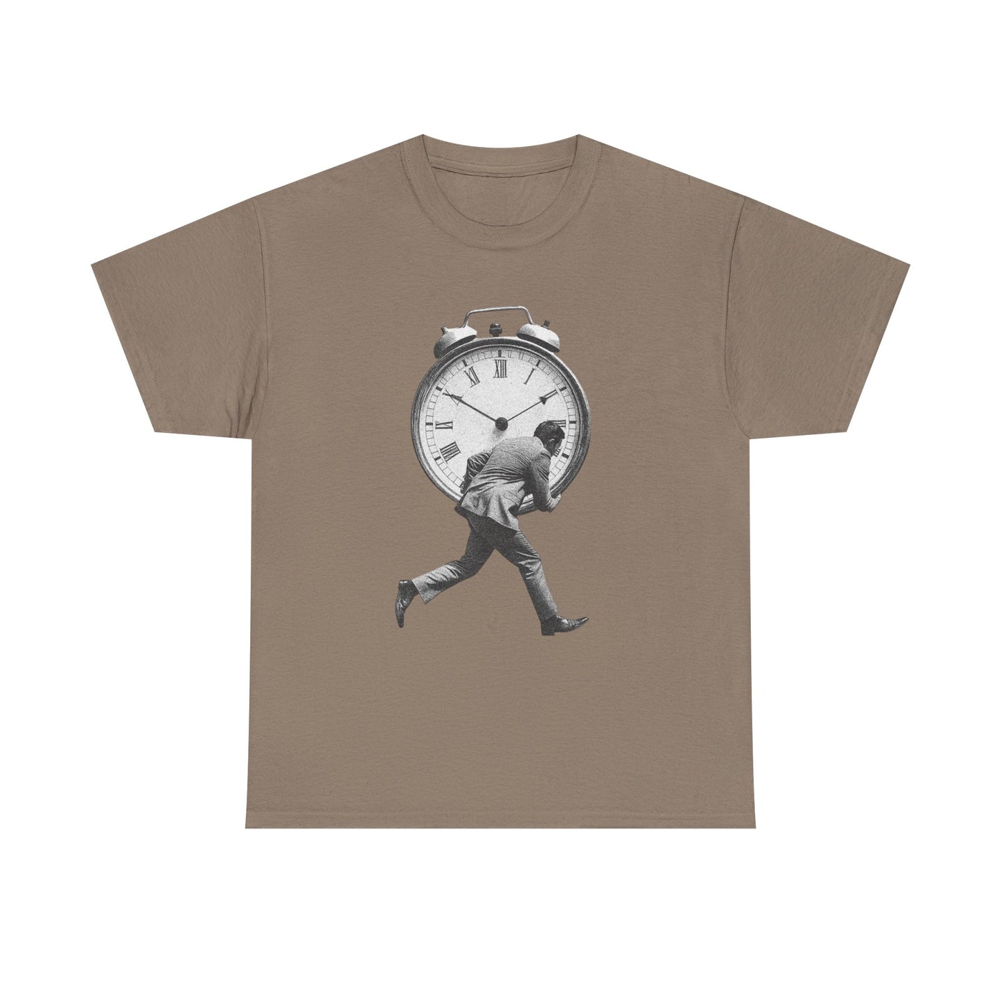 Times Running Out Graphic T Shirt NEW GIFT Unisex Heavy Cotton Tee