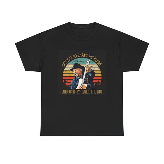 Garth Brooks Tshirt Retro Country Short Sleeve Unisex Heavy Tee New Merch