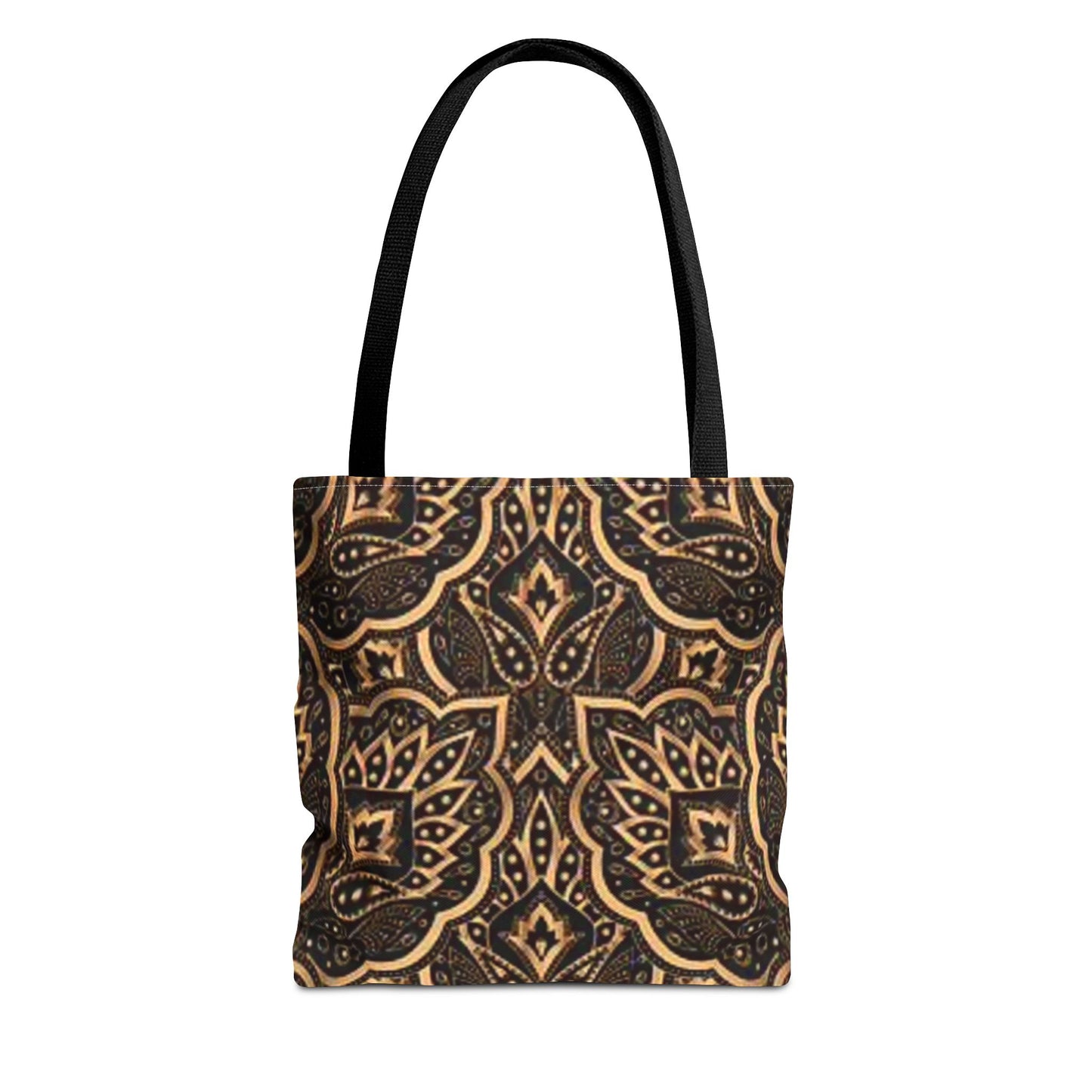 Gold And Black Graphic Multi Color BRAND NEW MODERN Tote Bag (AOP)