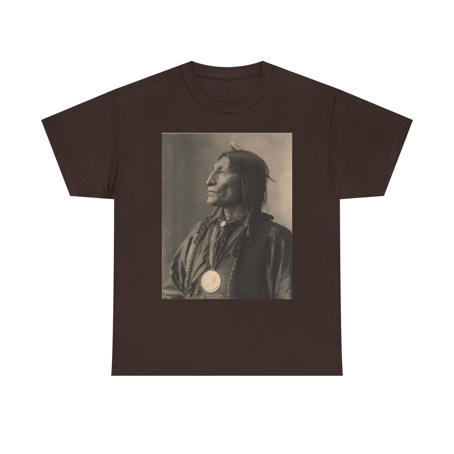 Native American Vintage T Shirt Graphic Men's Heavy Cotton Tee