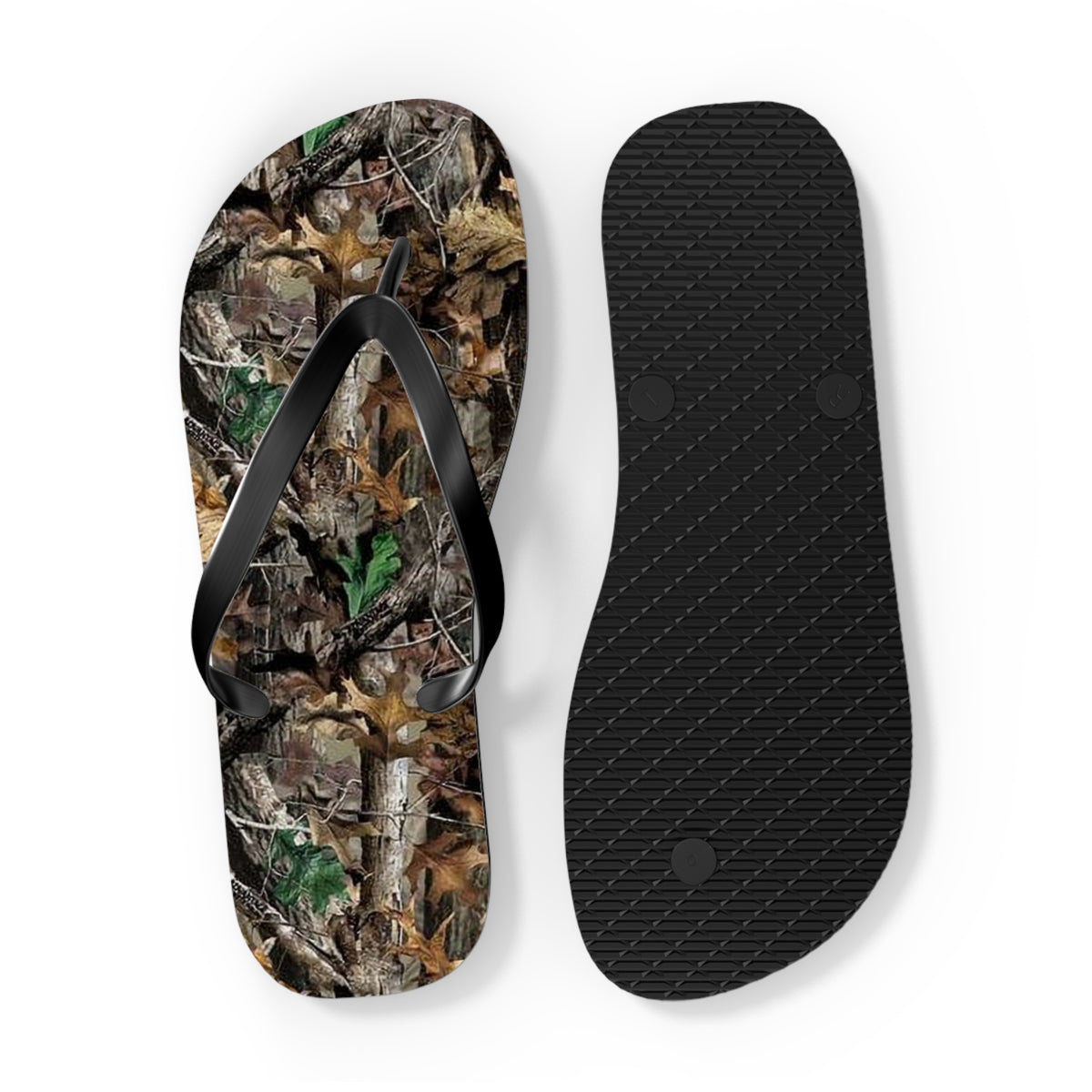 Waves And Sun Sandals Hunting Camo Summer Flip Flops Slides BRAND NEW