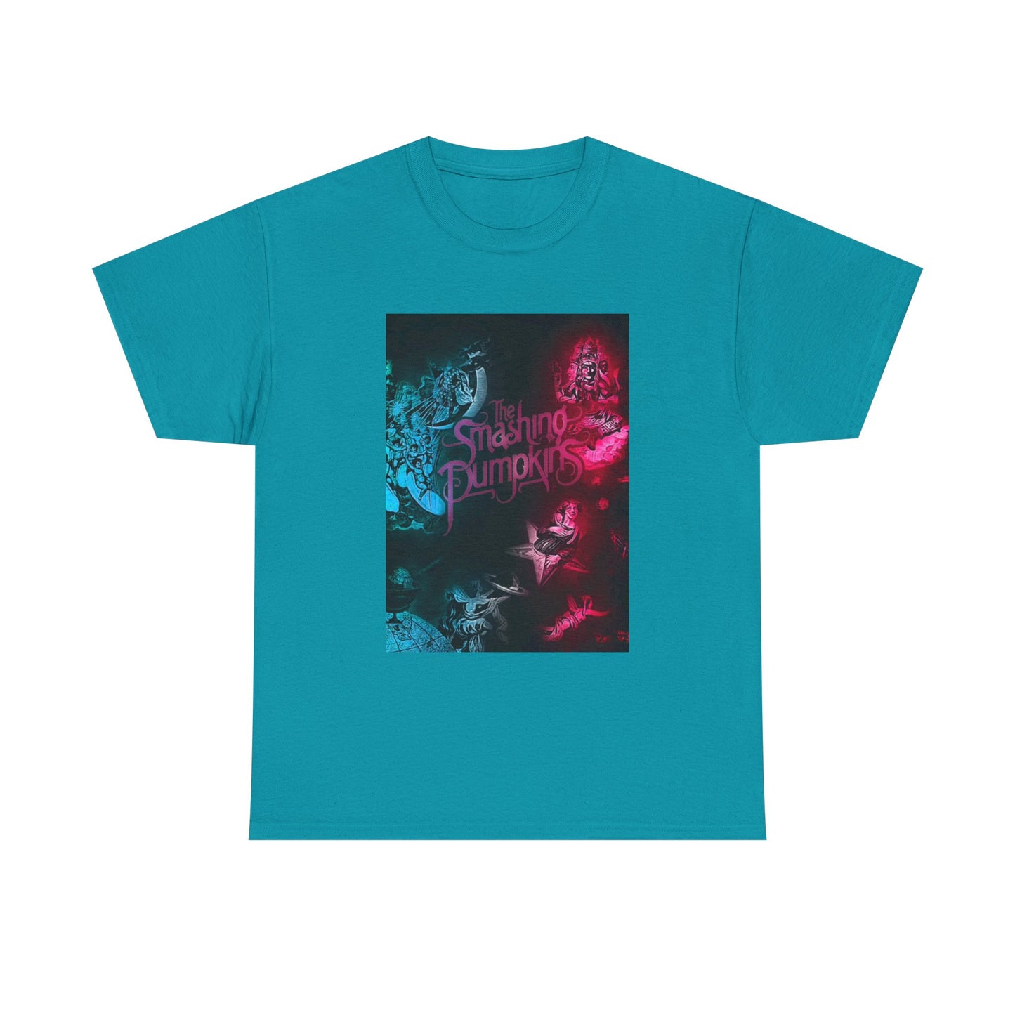 The Smashing Pumpkins Tshirt Vintage Merch Neon Unisex Heavy Cotton Tee