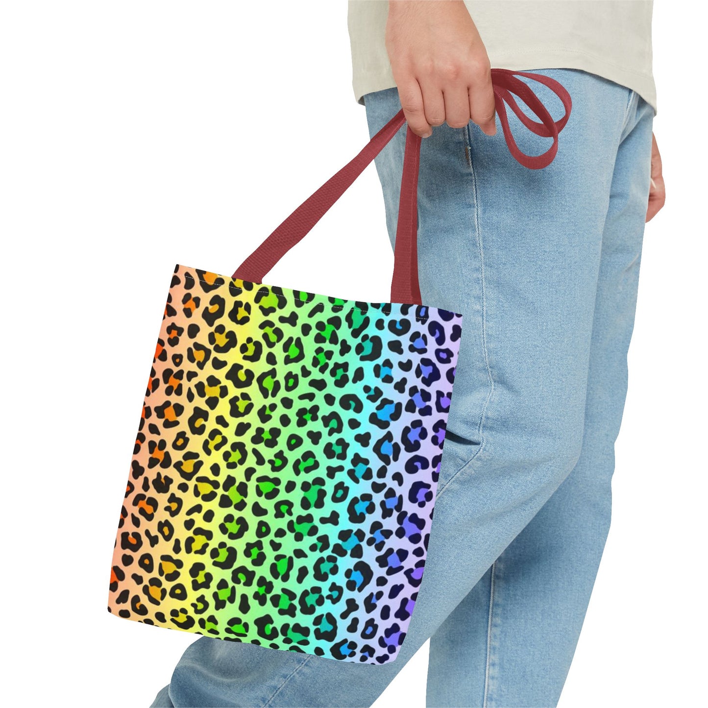 Rainbow Cheetah All Over Print BRAND NEW Purse, Pocketbook,Travel Tote Bag