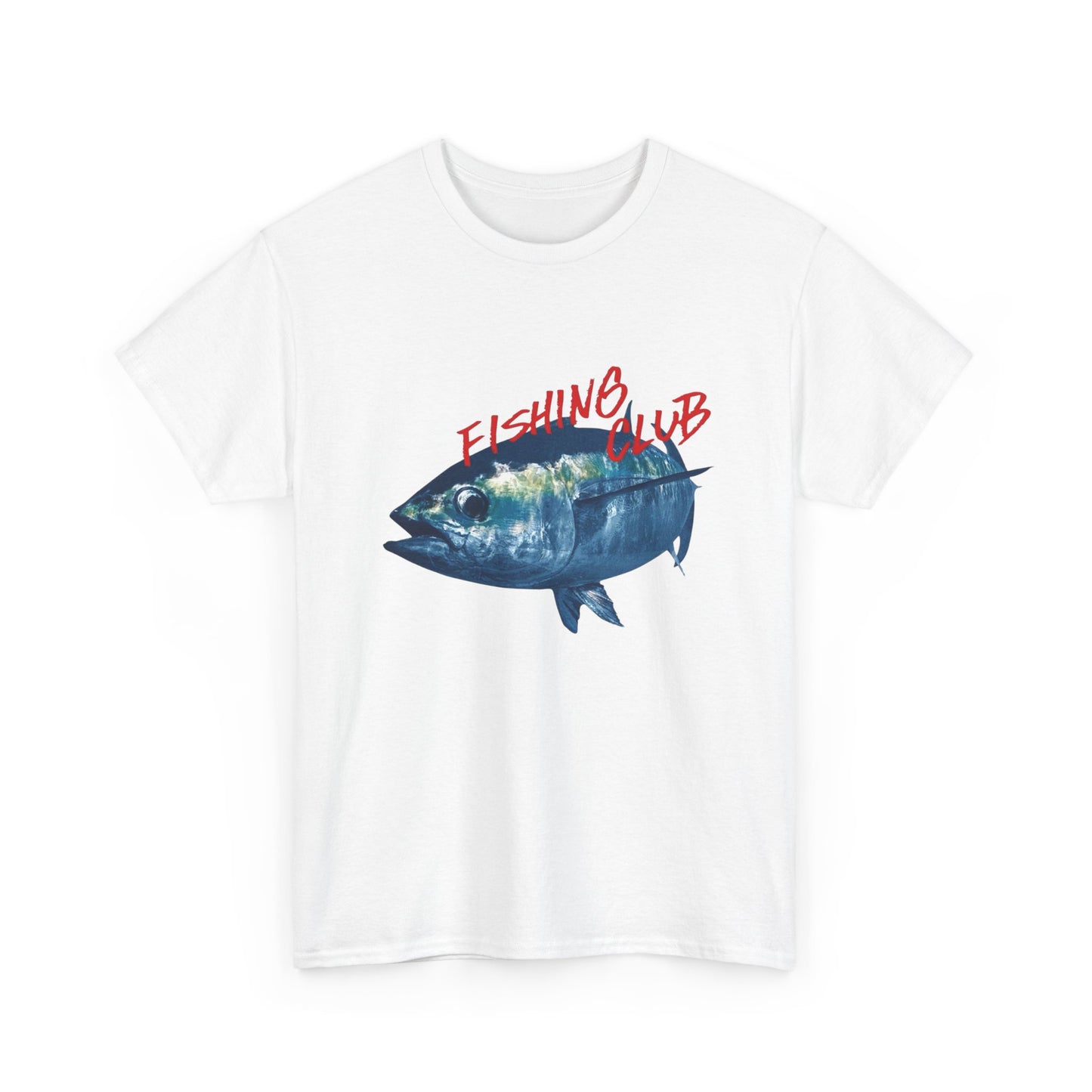 Fishing Club Graphic T Shirt NEW ADULT Unisex Heavy Cotton Tee