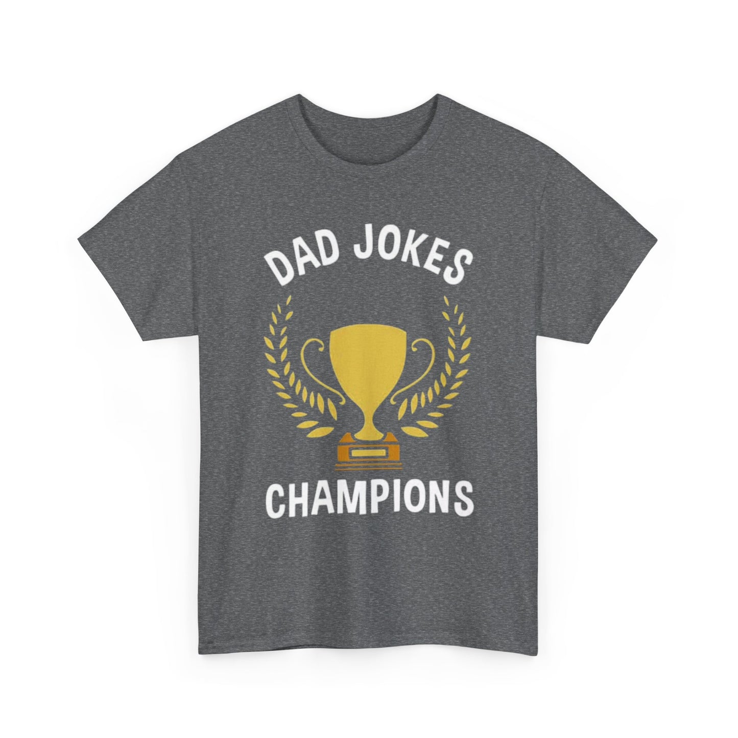 Dad Jokes Champion T SHIRT Retro Funny Jokes GIFT Unisex Heavy Cotton Tee