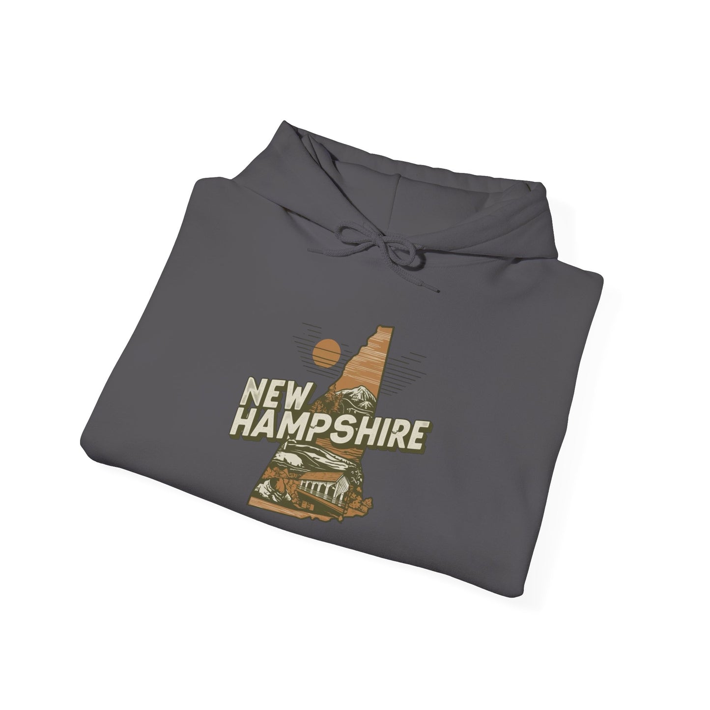 New Hampshire Graphic Hoodie Heavy Blend™ Hooded Sweatshirt
